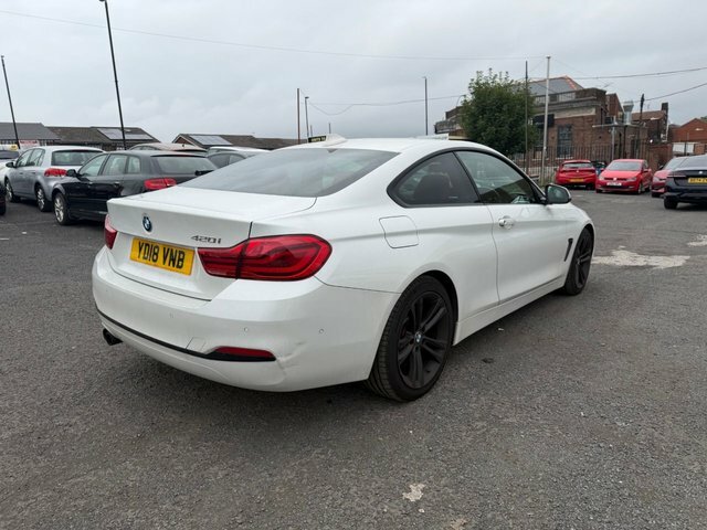 BMW 4 Series Gran Coupe 2.0 420I Sport Coupe Euro 6 S S White #2