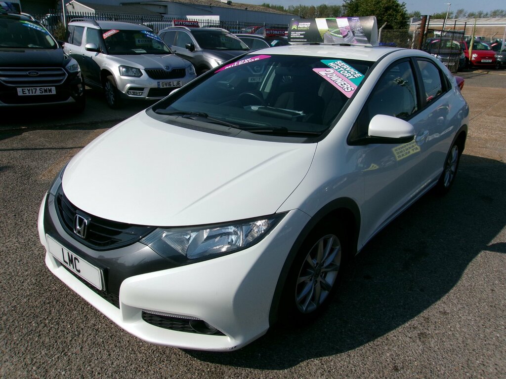 Honda Civic 1.8 I-vtec Es Hatchback Euro 5 White #3