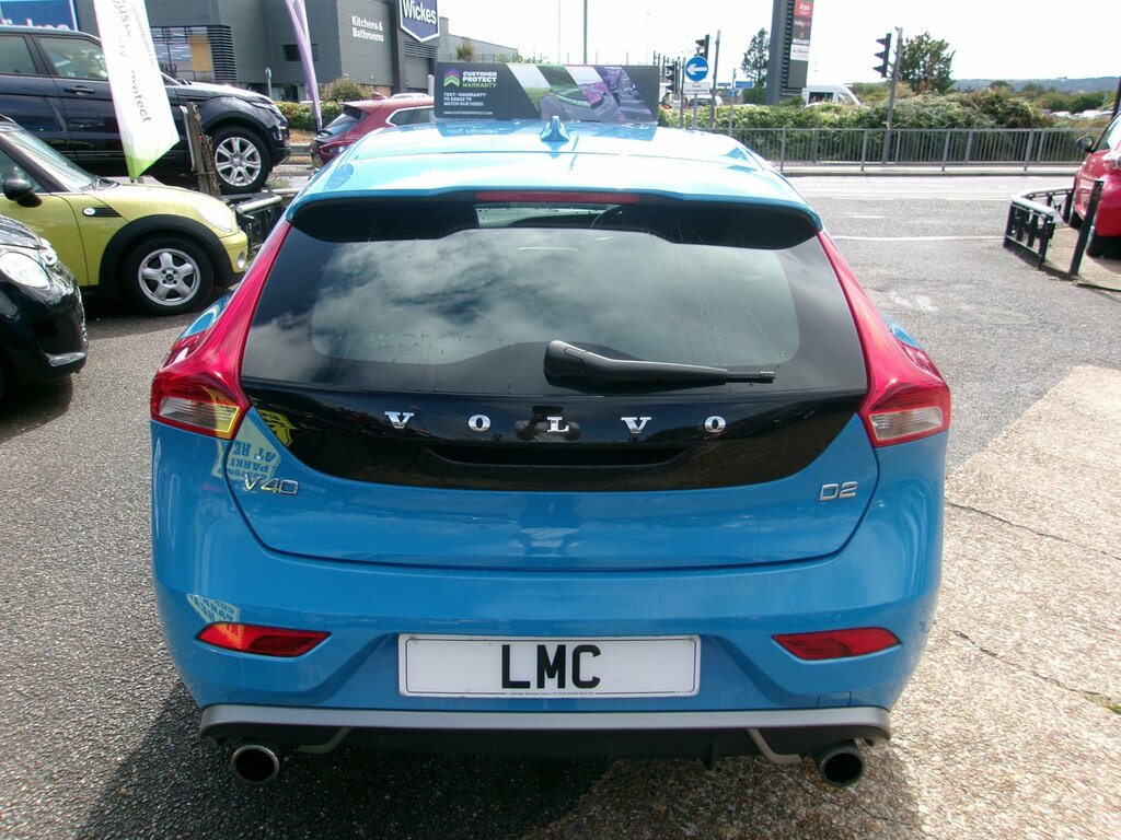 Volvo V40 2.0 D2 R-design Hatchback Euro 6 GF65DBZ Blue #5