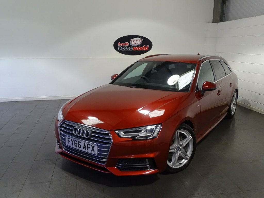 Audi A4 Avant 2L S Line Red