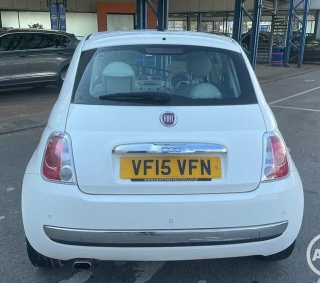 Fiat 500 Lounge Hatchback White #6