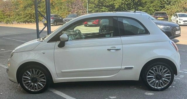 Fiat 500 Lounge Hatchback White #5
