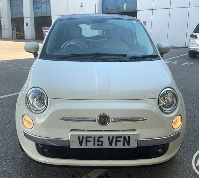 Fiat 500 Lounge Hatchback White #4