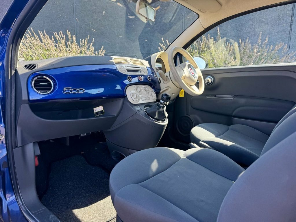 Fiat 500 1.2 Lounge Hatchback Dualogic Euro 4 6 Blue #7