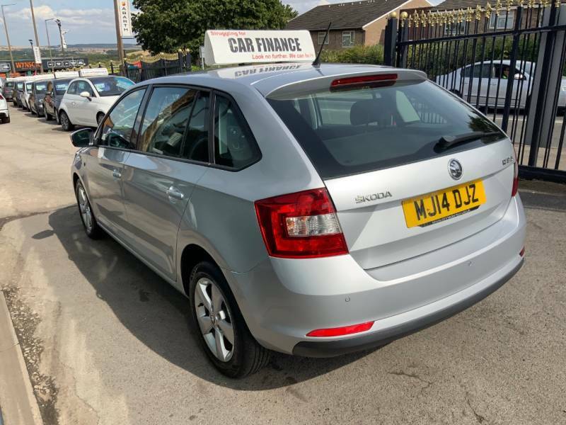Skoda Rapid Spaceback 1.2 Tsi Se - 2014 14 MJ14DJZ Silver #4