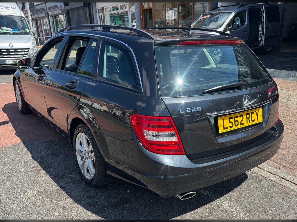 Mercedes-Benz C Class Saloon 1.8 C180 Blueefficiency Sport Euro 5 Ss Silver #7
