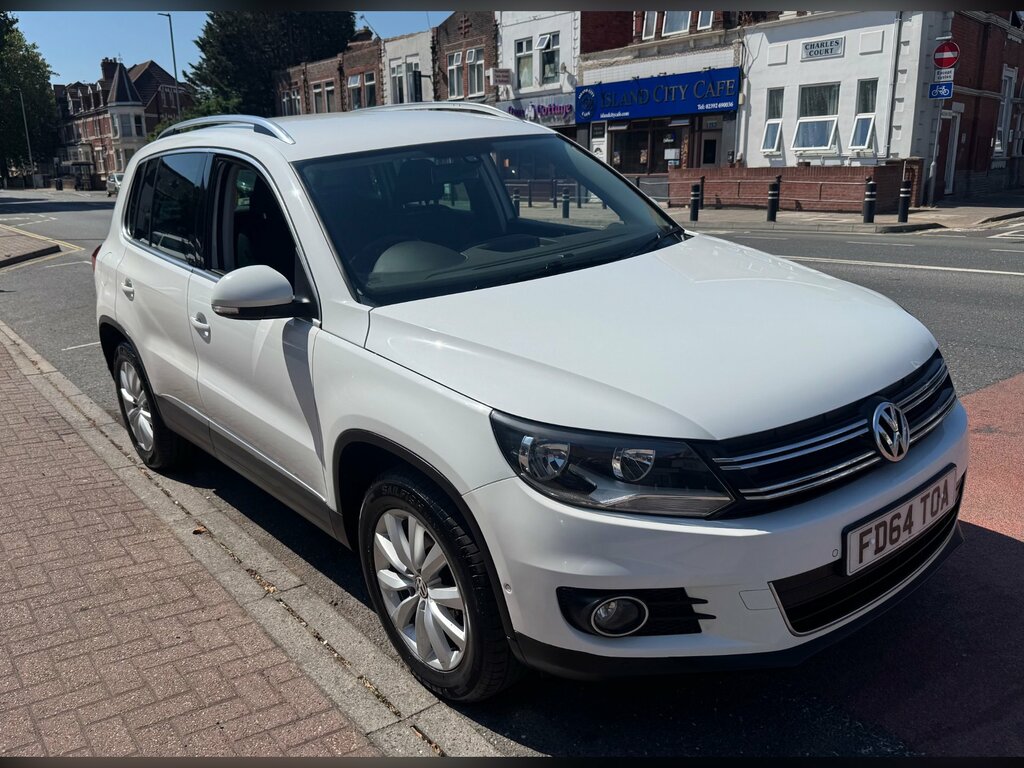 Volkswagen Tiguan 2.0 Tdi Bluemotion Tech Match Suv Dsg 4 White #5