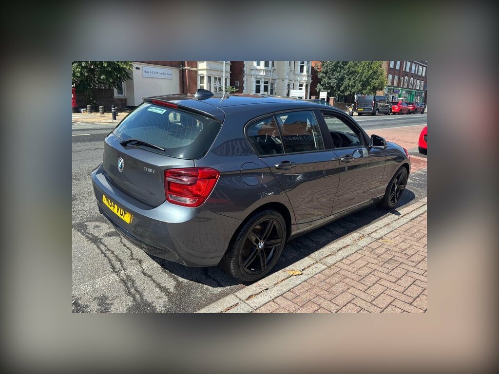 BMW 1 Series 1.6 116I Sport Hatchback Euro 6 Grey #4