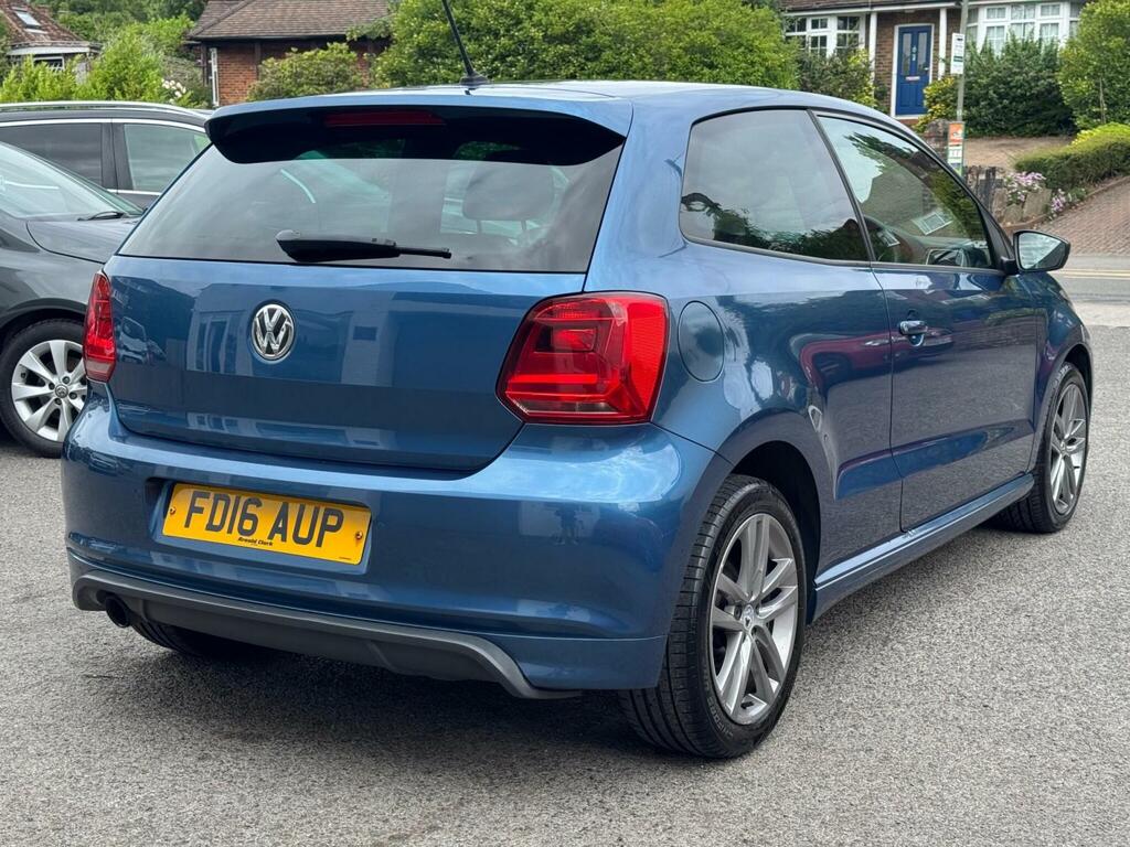 Volkswagen Polo 1.0 Tsi Bluemotion Tech R-line Hatchback Petro Blue #2