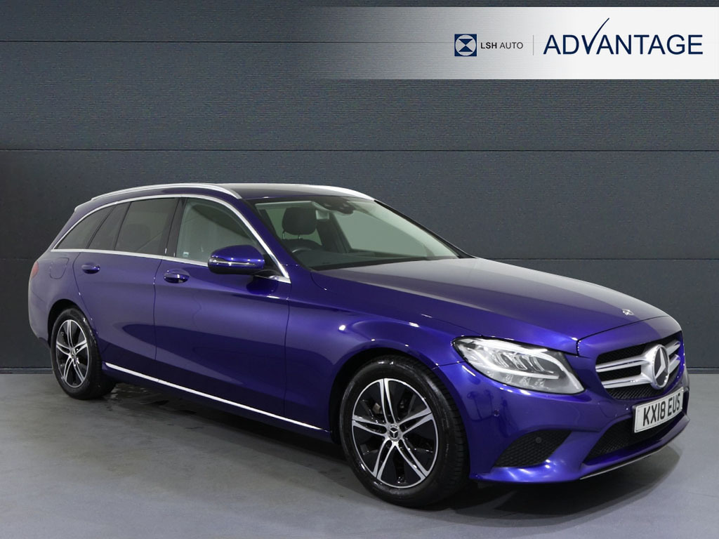 Mercedes-Benz C Class C200 Sport 9G-tronic KX18EUS Blue