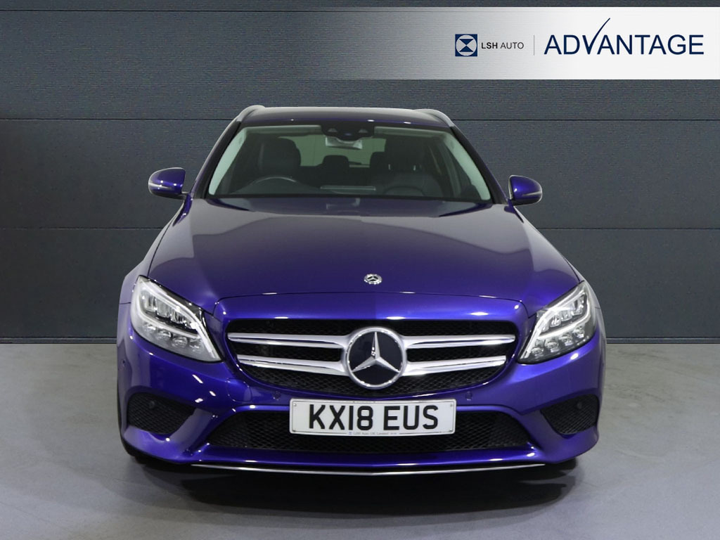 Mercedes-Benz C Class C200 Sport 9G-tronic KX18EUS Blue #4