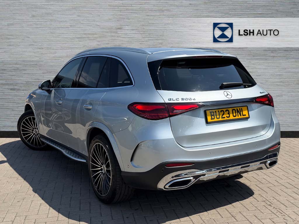 Mercedes-Benz GLC Class Glc 300D 4Matic Amg Line Premium Plus 9G-troni BU23ONL Silver #2