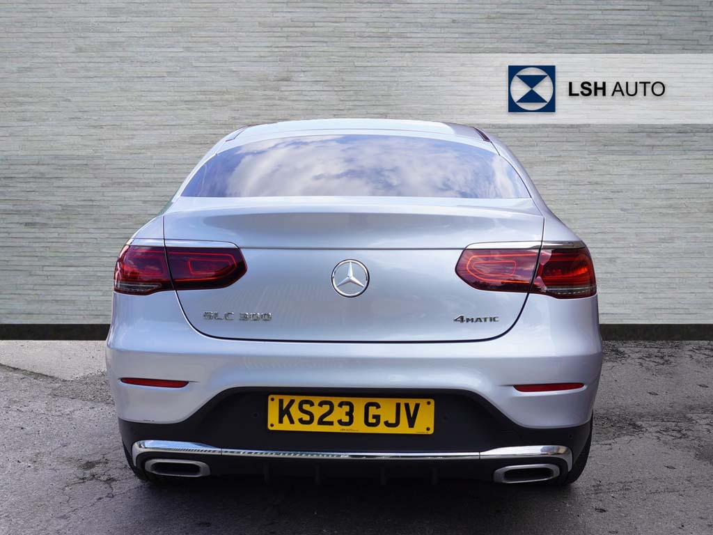 Mercedes-Benz GLC Class Glc 300 4Matic Amg Line Coupe 9G-tronic KS23GJV Silver #5