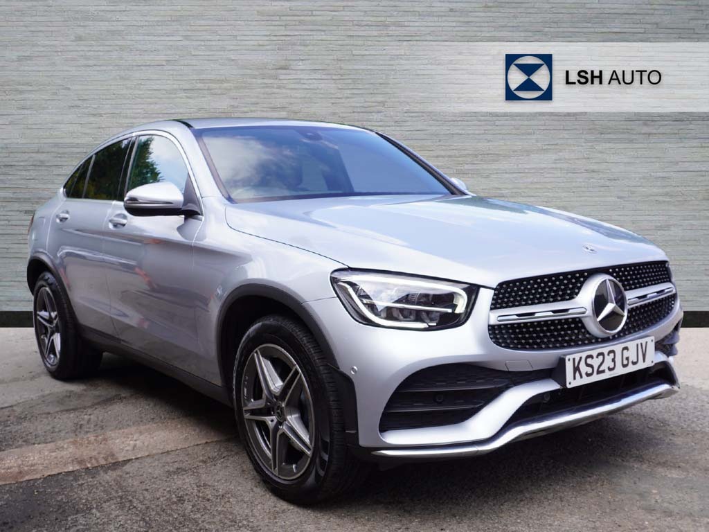 Mercedes-Benz GLC Class Glc 300 4Matic Amg Line Coupe 9G-tronic KS23GJV Silver