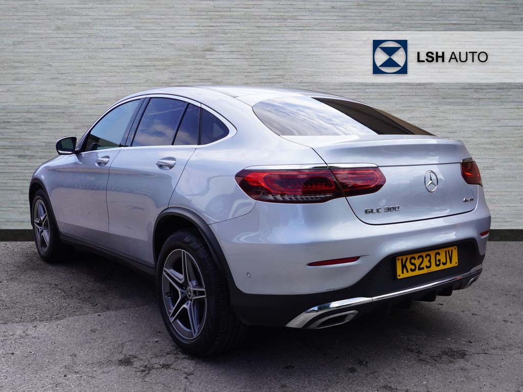 Mercedes-Benz GLC Class Glc 300 4Matic Amg Line Coupe 9G-tronic KS23GJV Silver #2