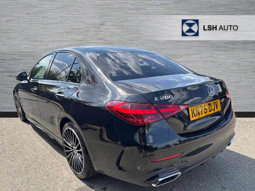 Mercedes-Benz C Class C200 Amg Line Premium Plus 9G-tronic Black #2