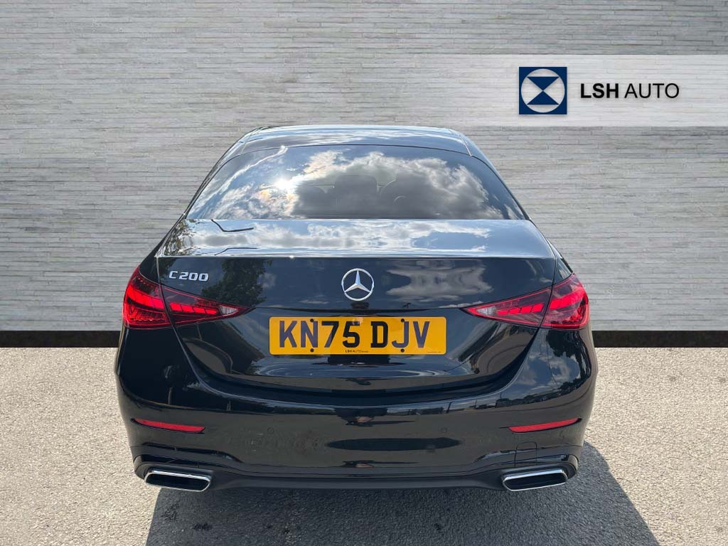 Mercedes-Benz C Class C200 Amg Line Premium Plus 9G-tronic Black #4