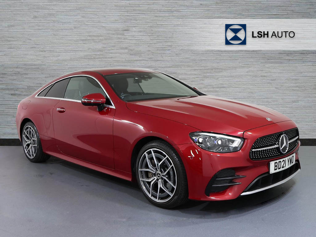 Mercedes-Benz E Class E220d Amg Line Premium 9G-tronic Red