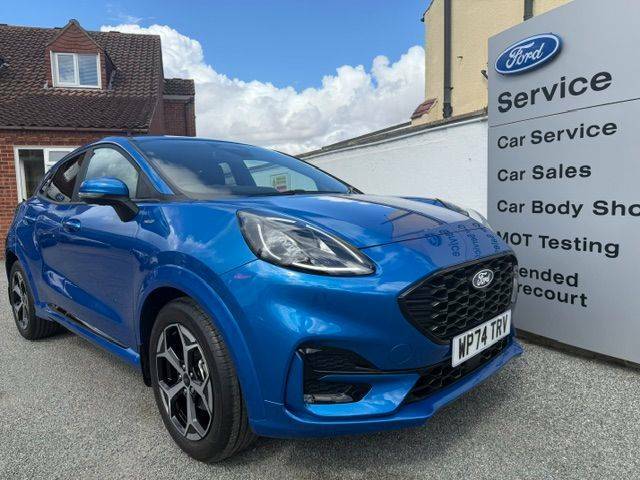 Ford Puma 1.0T 125Ps Ecoboost Hybrid Mhev St-line 7-Spd Blue