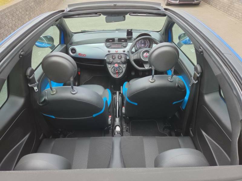 Fiat 500C 1.2 Lounge Euro 6 Ss White #22