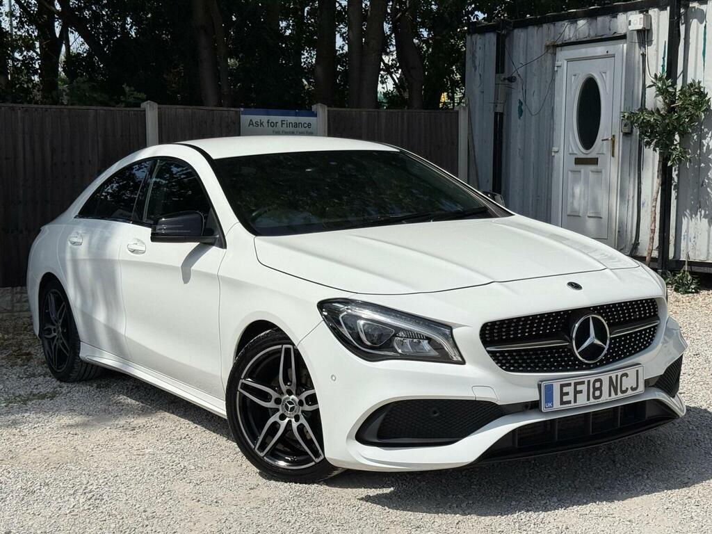 Mercedes-Benz CLA Class 2.1 Cla200d Amg Line Coupe Euro 6 Ss White