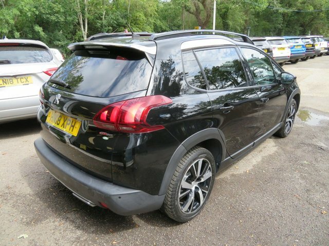 Peugeot 2008 2018 1.2 Puretech Gt Line Suv Eu HN18XPH Black #2