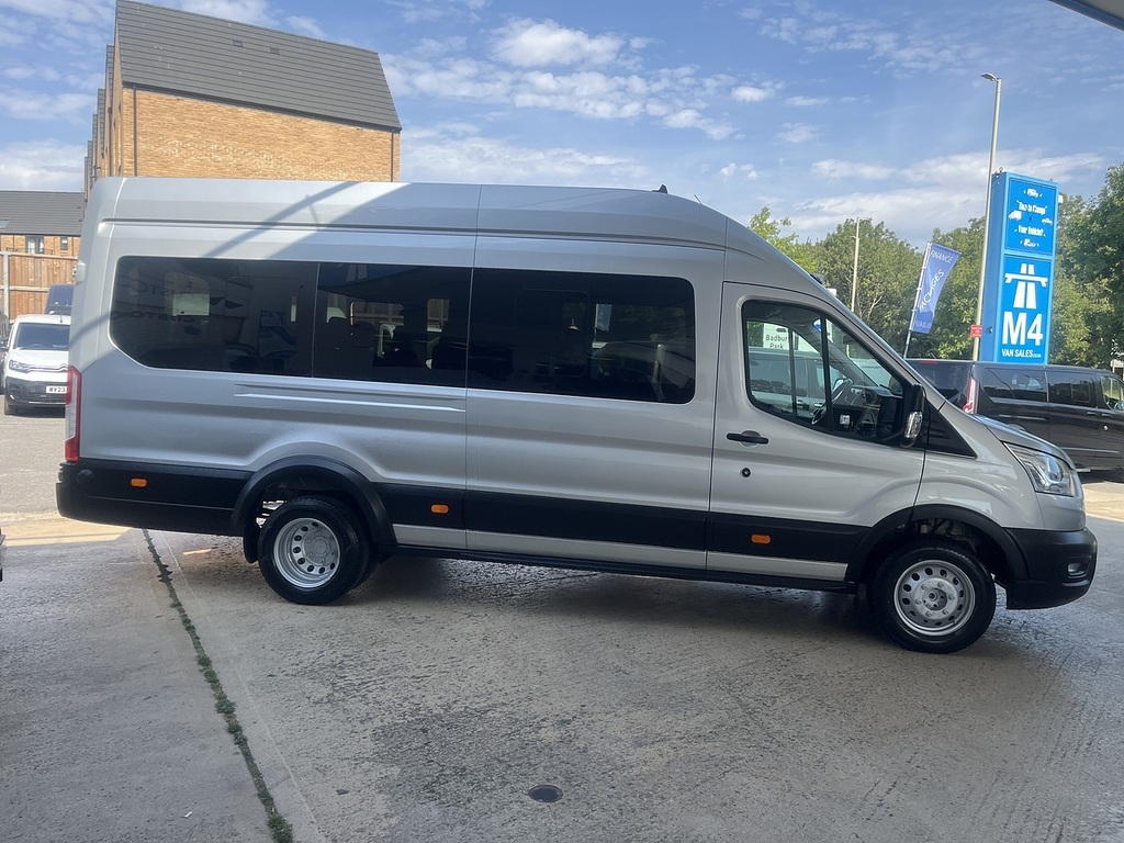 Ford Transit Custom 460 Ecoblue Leader U8427 Ulez Silver #5