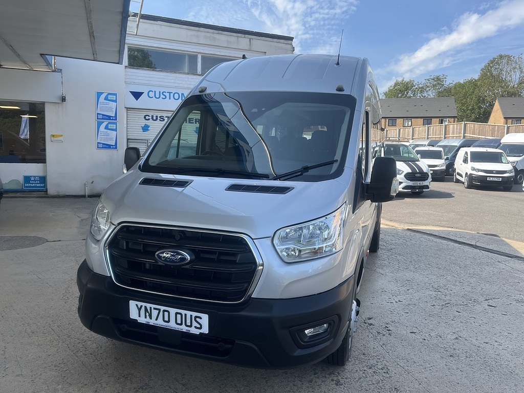 Ford Transit Custom 460 Ecoblue Leader U8427 Ulez Silver #3