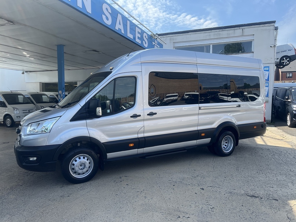 Ford Transit Custom 460 Ecoblue Leader U8427 Ulez Silver #2