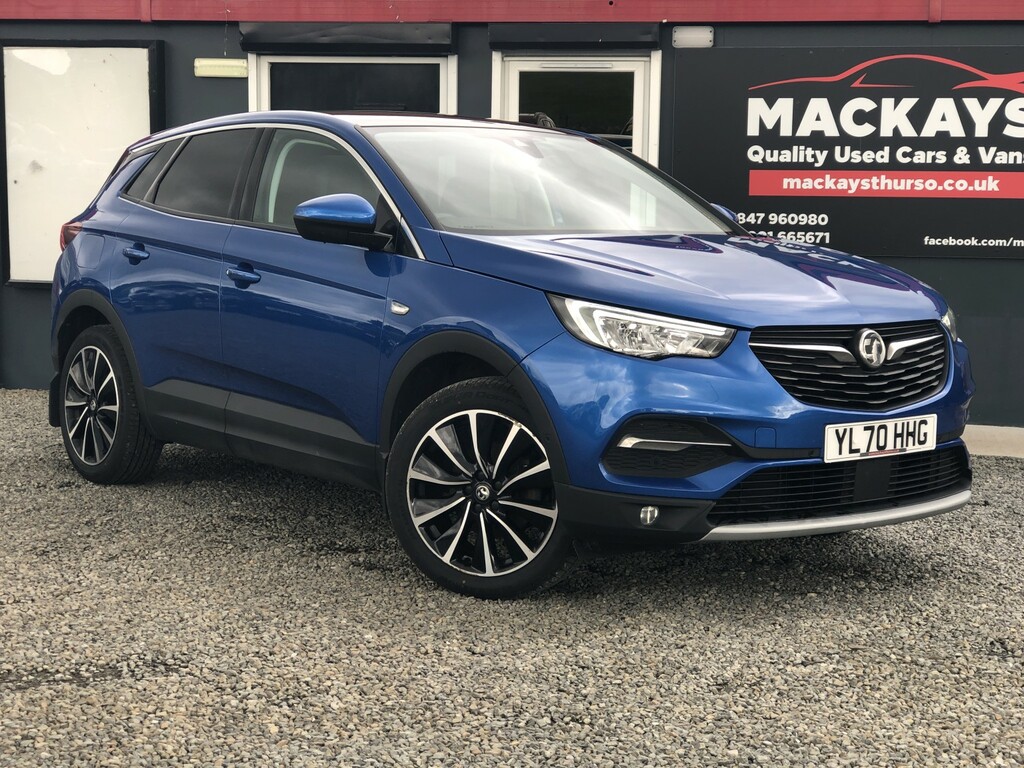 Vauxhall Grandland X Suv 1.2 Turbo Elite Nav 2021 Blue