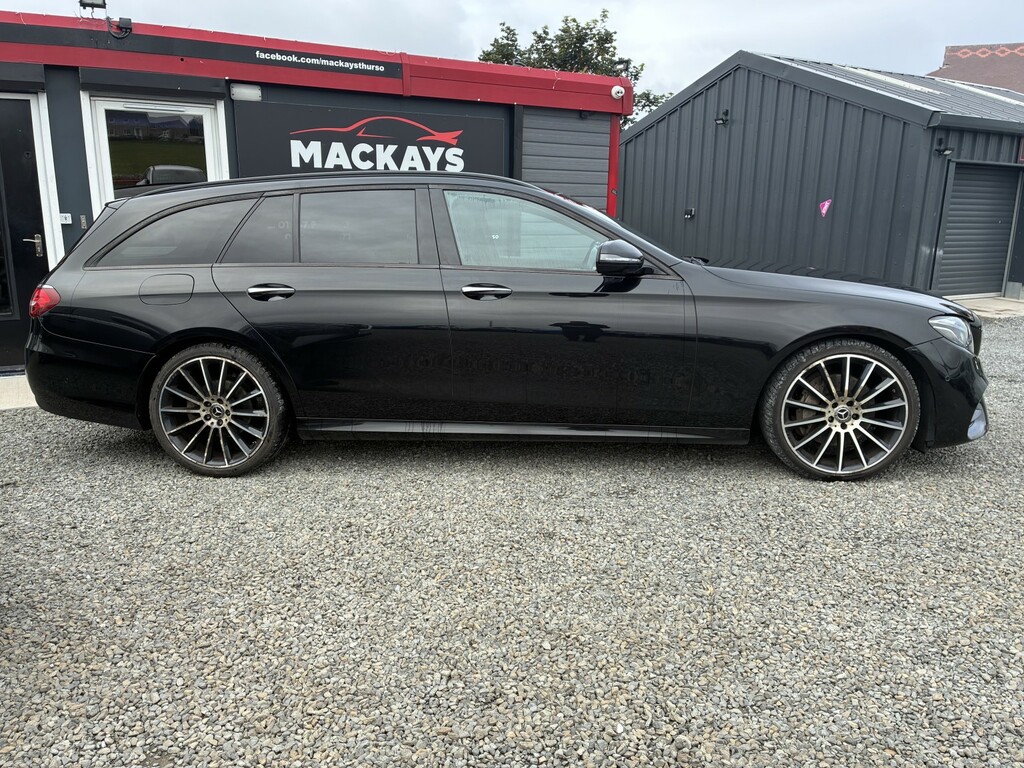 Mercedes-Benz E Class Estate 2.0 E220d Amg Line Night Edition 2020 KM20UJB Black #2