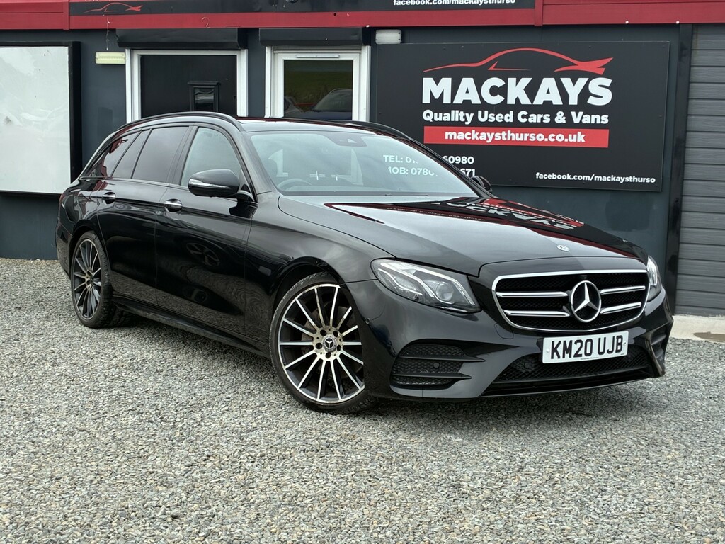 Mercedes-Benz E Class Estate 2.0 E220d Amg Line Night Edition 2020 Black