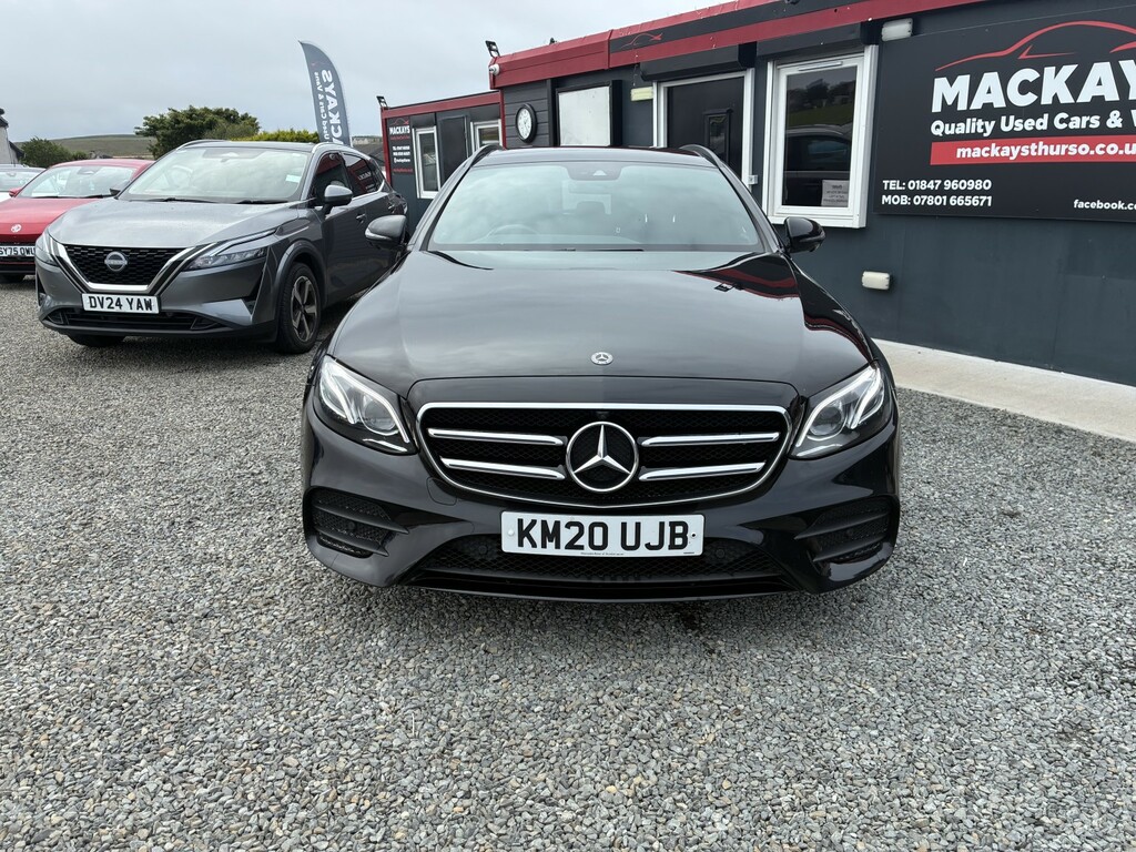 Mercedes-Benz E Class Estate 2.0 E220d Amg Line Night Edition 2020 KM20UJB Black #3
