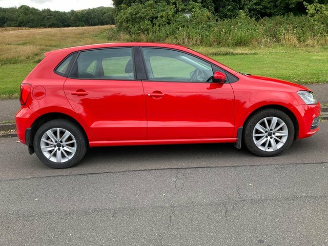 Volkswagen Polo 2015 1.0 Bluemotion Tech Se Euro 6 Ss Red #2