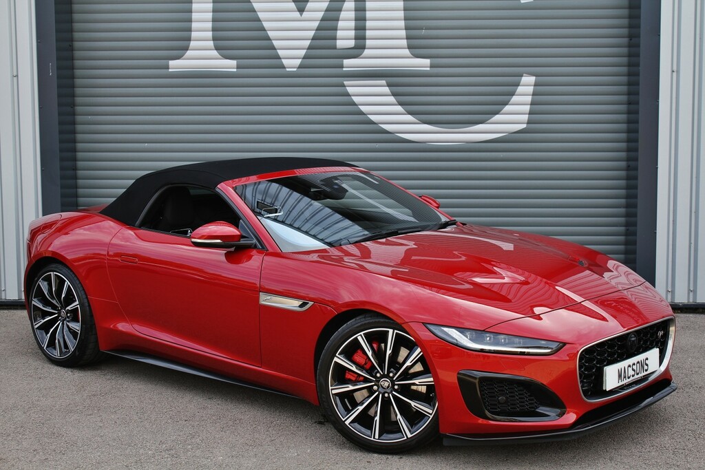 Jaguar F-Type Convertible 5.0 V8 R 575 Awd 2023 KW72EOM Red #5