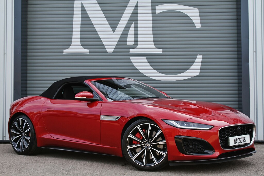 Jaguar F-Type Convertible 5.0 V8 R 575 Awd 2023 KW72EOM Red #4