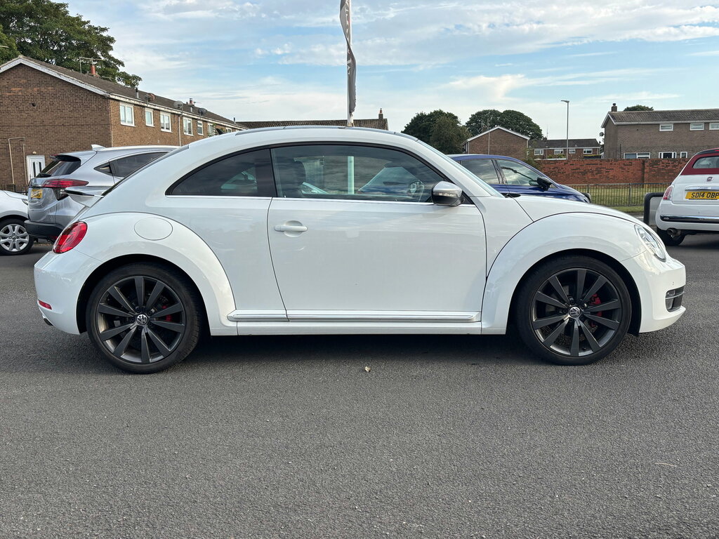 Volkswagen Beetle 2.0 Tsi Bluemotion Tech Turbo Silver Hatchback White #2