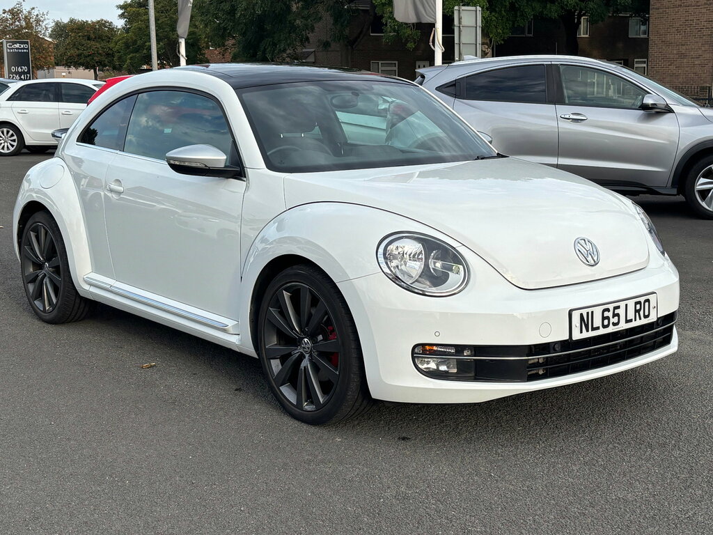 Volkswagen Beetle 2.0 Tsi Bluemotion Tech Turbo Silver Hatchback White #4