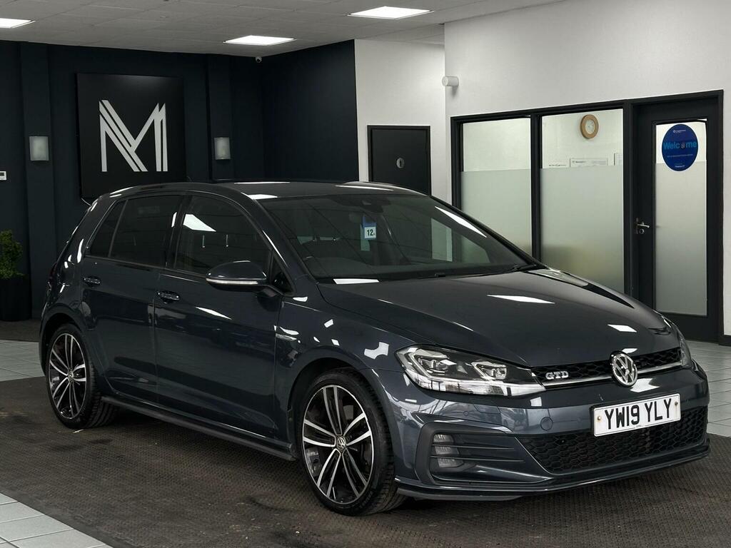 Volkswagen Golf Hatchback 2.0 Tdi Gtd Dsg Euro 6 Ss 20191 YW19YLY Blue