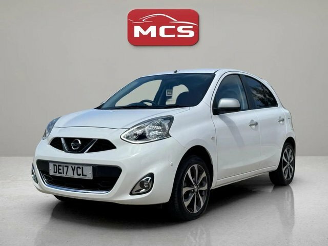 Nissan Micra N-tec Hatchback DE17YCL White #3