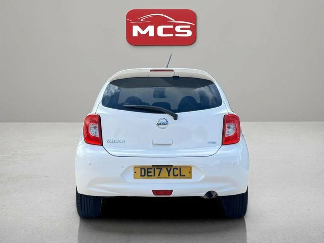 Nissan Micra N-tec Hatchback DE17YCL White #6