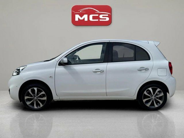 Nissan Micra N-tec Hatchback DE17YCL White #4