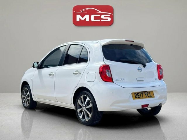Nissan Micra N-tec Hatchback DE17YCL White #5