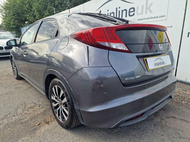 Honda Civic 1.6 I-dtec Sr Euro 5 S S Grey #4