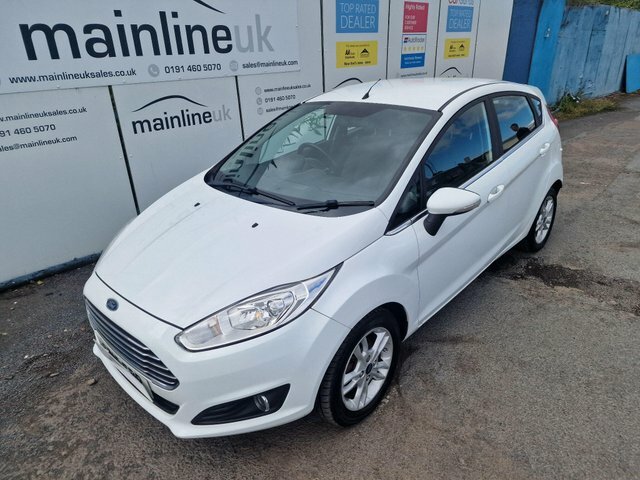 Ford Fiesta 1.5 Tdci Zetec Euro 5 White #3