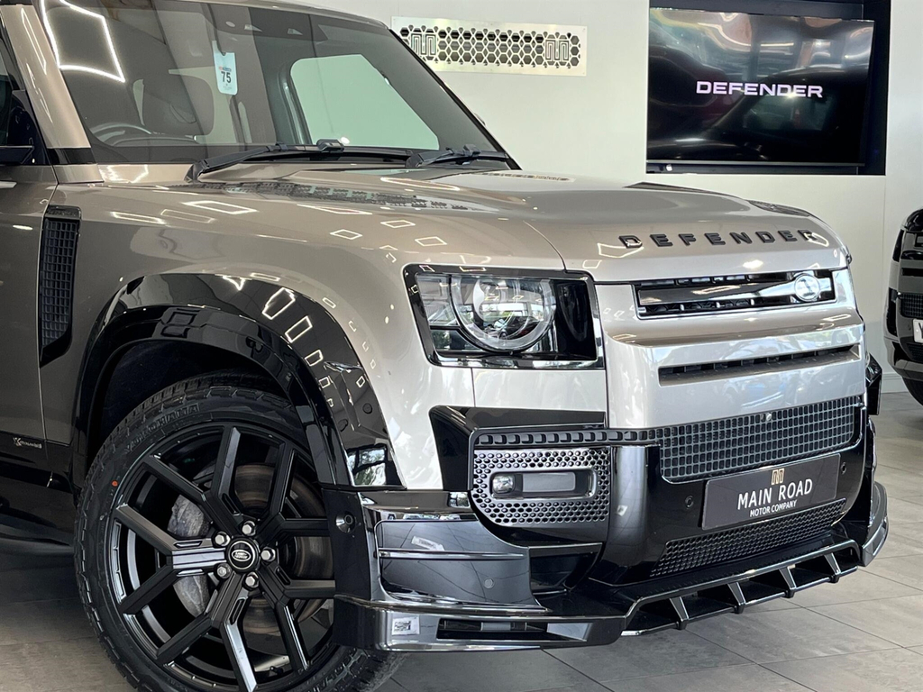 Land Rover Defender 110 3.0 D300 Mhev X-dynamic Hse 4Wd Euro 6 Ss KS21FFM Silver #4
