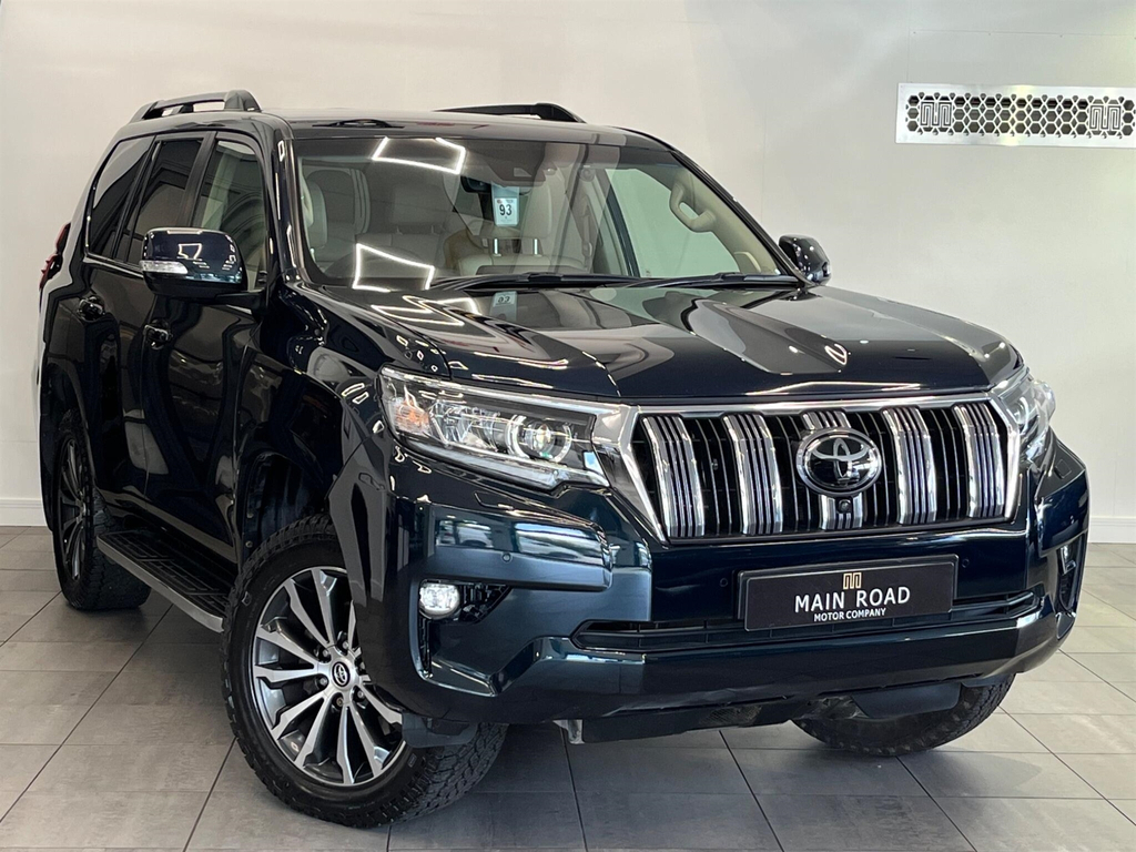 Toyota Land Cruiser 2.8D Invincible 4Wd Euro 6 Ss 7 Seat GK21KFA Blue