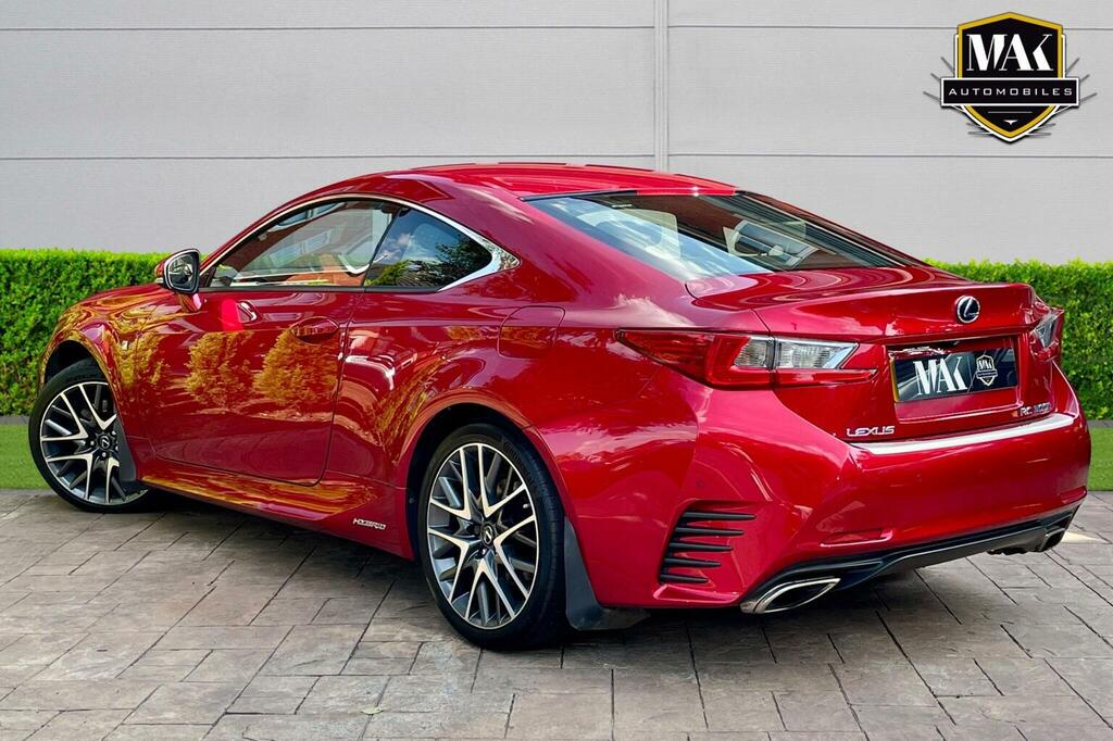 Lexus RC Coupe 2.5 300H F Sport Cvt Euro 6 Ss 2016 Red #5