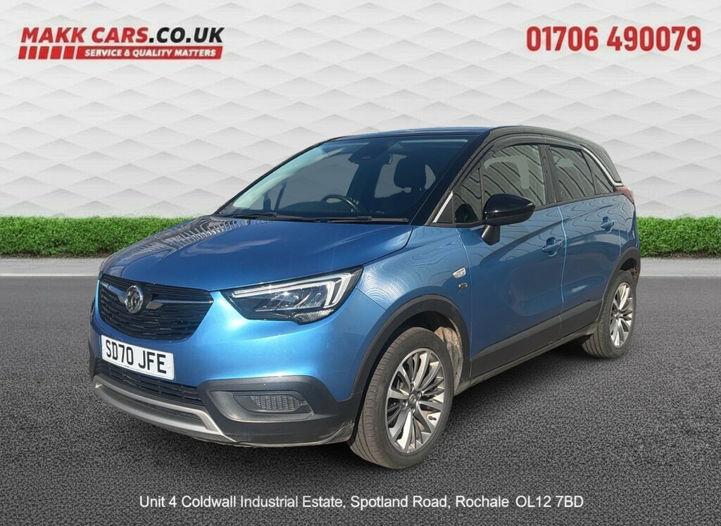 Vauxhall Crossland X Suv 1.2 Turbo Griffin 202070 SD70JFE Blue #2
