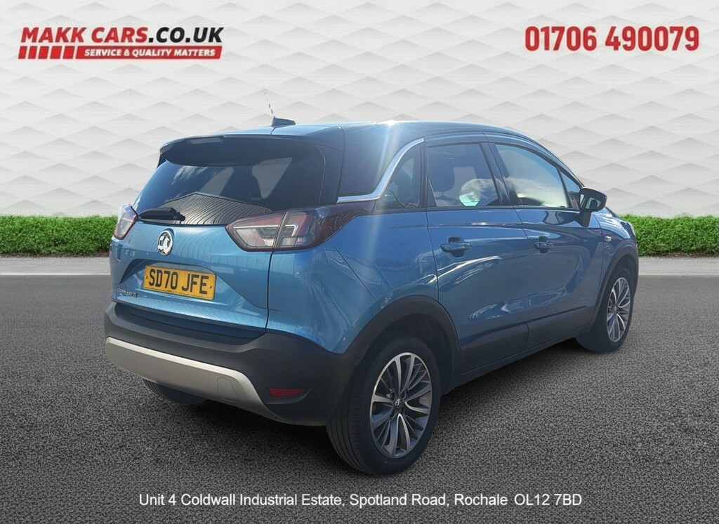 Vauxhall Crossland X Suv 1.2 Turbo Griffin 202070 SD70JFE Blue #4